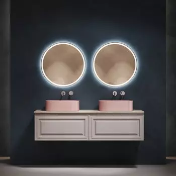 Мебель для ванной комнаты Sancos Very 160 doha soft, столешница бежевая TT160A2, раковина CN6052MP