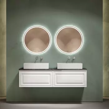 Мебель для ванной комнаты Sancos Very 160 bianco, столешница черный мрамор TT160A1, раковина CN6070