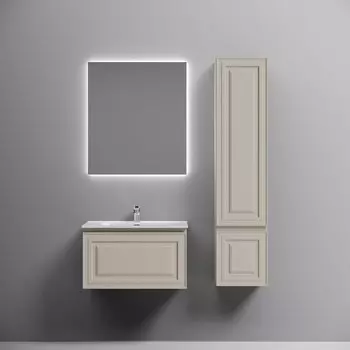 Мебель для ванной комнаты Sancos Very 70 beige soft, раковина CN7007