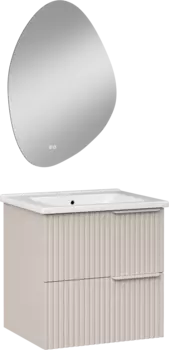 Мебель для ванной комнаты STWORKI Хаммель 55 бежевая