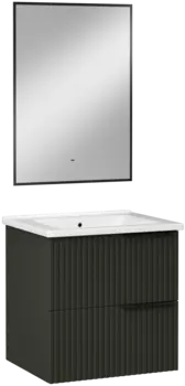 Мебель для ванной комнаты STWORKI Хаммель 55 грин софт