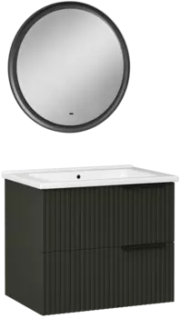 Мебель для ванной комнаты STWORKI Хаммель 65 грин софт