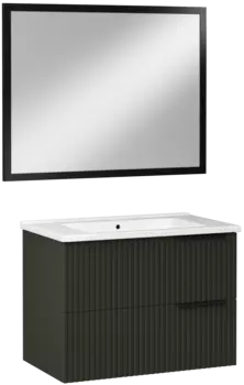 Мебель для ванной комнаты STWORKI Хаммель 75 грин софт
