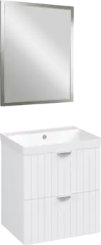 Мебель для ванной комнаты STWORKI Ларвик 60 белая матовая