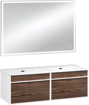 Мебель для ванной комнаты STWORKI Вестервик 120 орех каньон
