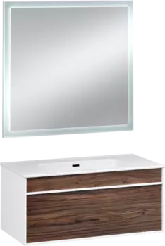 Мебель для ванной комнаты STWORKI Вестервик 90 орех каньон