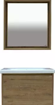 Мебель для ванной Misty Даллас 80 подвесная, светлое дерево