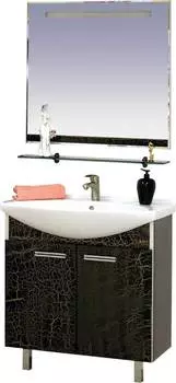 Мебель для ванной Misty Джулия 85 черная краколет