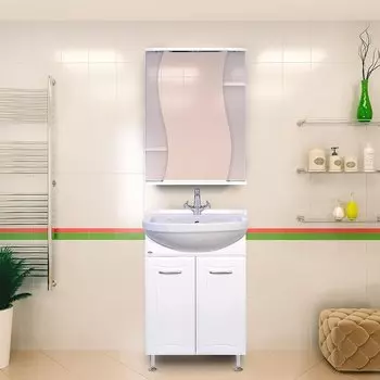 Мебель для ванной Misty Классик 55 с бельевой корзиной