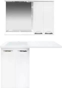 Мебель для ванной Misty Куба 60 2 двери, под стиральную машину