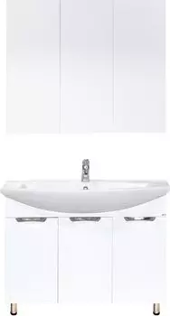 Комплект мебели Misty Лаванда 105 белый глянцевый