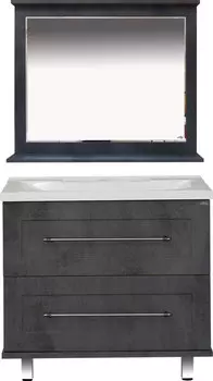 Мебель для ванной Misty Марта 100 темный бетон