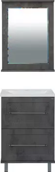 Мебель для ванной Misty Марта 60 темный бетон