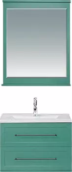 Мебель для ванной Misty Марта 70 подвесная бирюзовая