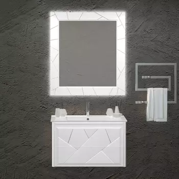 Мебель для ванной Opadiris Луиджи 70 белая