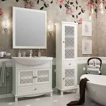 Комплект мебели Opadiris Омега 75 бежевый матовый