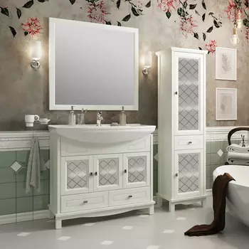 Комплект мебели Opadiris Омега 85 бежевый матовый