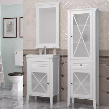 Мебель для ванной Opadiris Палермо 50 L белая матовая