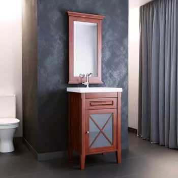 Комплект мебели Opadiris Палермо 50 R темное дерево