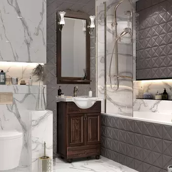 Мебель для ванной Opadiris Тибет 50 нагал, с объемной филенкой