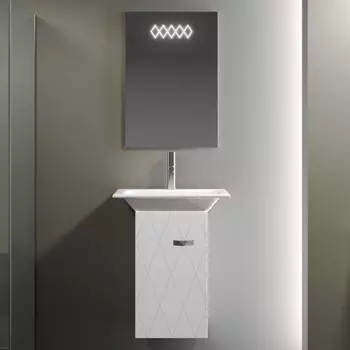 Мебель для ванной Opadiris Торус 50 белая, L