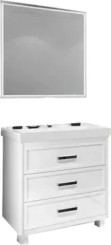 Мебель для ванной Opadiris Вегас 80 белая напольная