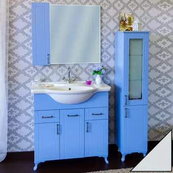 Комплект мебели напольный Sanflor Глория 85 белый