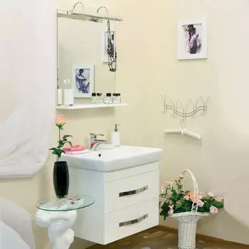 Комплект мебели подвесной Sanflor Одри 80 белый