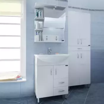 Мебель для ванной СанТа Сити 60 2 двери, 2 ящика