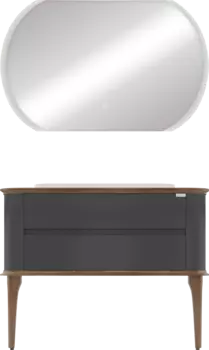 Мебель для ванной STWORKI Pier 102 antrachite