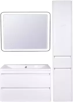 Мебель для ванной Style Line Атлантика 90 Люкс Plus, подвесная, антискрейч
