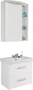 Мебель для ванной Vod-Ok Мона 60 с ящиками, белая
