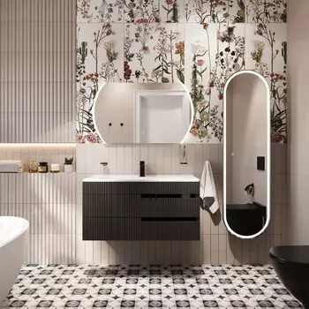 Мебель для ванной VOQ Drop 100 anthracite