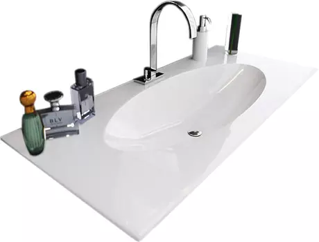 Мебельная раковина Clarberg Элеганс 1000 белый