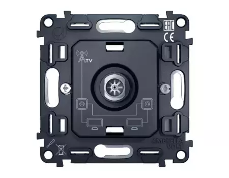 Механизм TV розетки проходной 5-1000 MHz 4dB Ambrella Volt Quant VM211