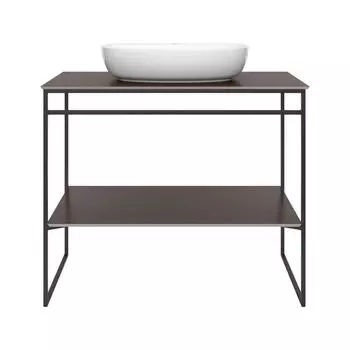 Консоль под раковину Kerama Marazzi Plaza Next 100 черная матовая