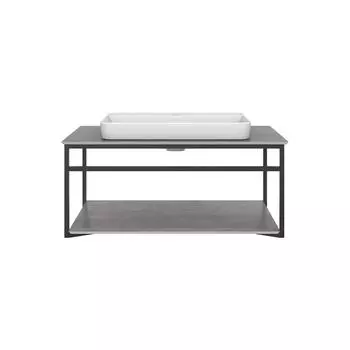 Консоль под раковину Kerama Marazzi Plaza Next 80 черная матовая