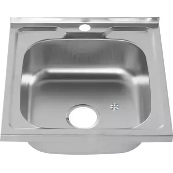 Металлическая мойка Melana 50 хром матовый