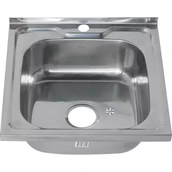 Металлическая мойка Melana 50х50 стальная
