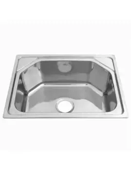 Металлическая мойка Melana 60х45 стальная