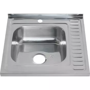 Металлическая мойка Melana 60х60 стальная
