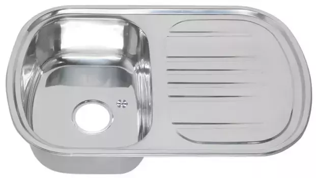 Металлическая мойка Melana 77х49 сталь