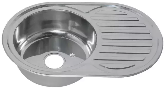 Металлическая мойка Melana 77х50 сталь