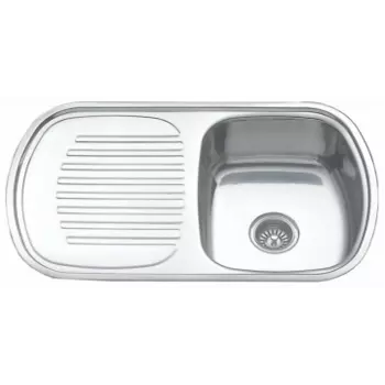 Металлическая мойка Melana 80 стальная