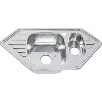 Металлическая мойка Melana 95х50 стальная