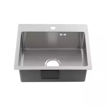 Металлическая мойка Melana ProfLine 50 стальная