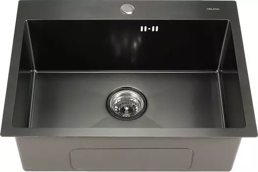 Металлическая мойка Melana Profline 60х45 серая матовая