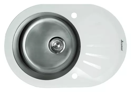 Металлическая мойка Seaman SMG-730 (SMG-730W.B)