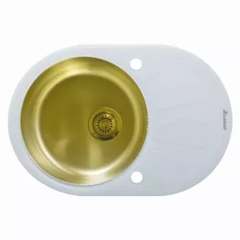 Металлическая мойка Seaman SMG-730 (SMG-730W-Gold.B)