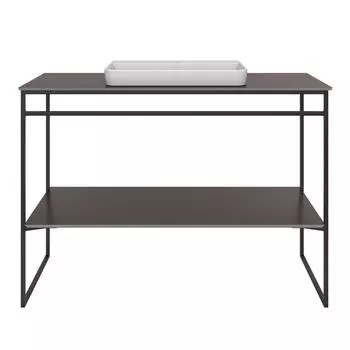 Консоль для раковины KERAMA MARAZZI Plaza Next 120 напольная, черная матовая